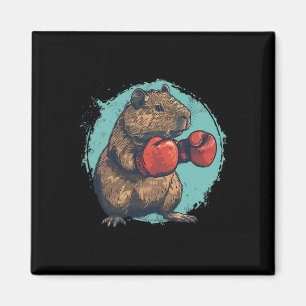 Aimant Amateur de capybyra de boxe Gants de boxe Kickboxi