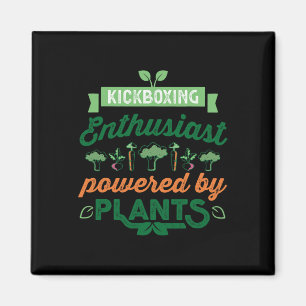 Aimant Amateur de kickboxing alimenté par les plantes Cad