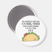 Aimant Amateur de nourriture pour les passe-temps gourman (Recto/Verso)