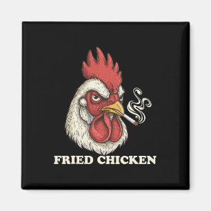 Aimant Amateur de poulet frit fumeur de weed