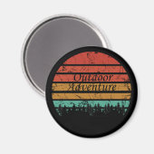 Aimant Amateur de randonnée d'aventure en plein air (Recto/Verso)