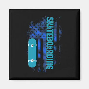 Aimant Amateur de skateboard Skateboardeur Skateboard 1