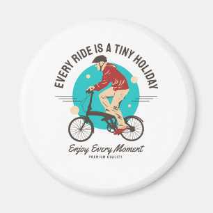 Aimant Amateur de vélo - Profitez de chaque instant