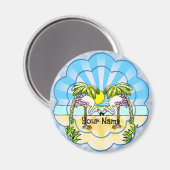 Aimant Amateurs de Flamant rose (Recto/Verso)