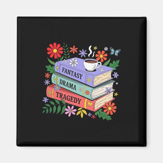 Aimant Amateurs de livres Imaginaire Drama Tragedy Subtle (Devant)