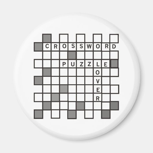 Aimant Amateurs de mots croisés (Devant)