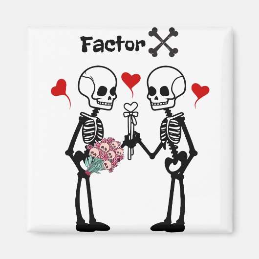 Aimant Amateurs de skeletons (Devant)
