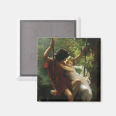 Aimant Amateurs en Swing. Printemps par Pierre Auguste Co (Recto/Verso)