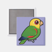 Aimant Amazonie à tête jaune (Recto/Verso)