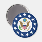 Aimant Ambassadeur des États-Unis (Recto/Verso)