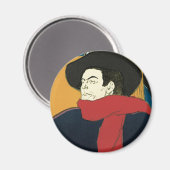 Aimant Ambassadeurs, Artistide Bruant par Toulouse Lautre (Recto/Verso)