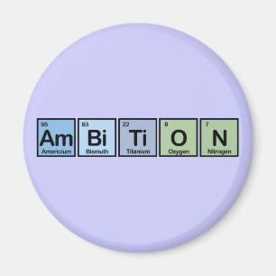 Aimant Ambition faite d'éléments
