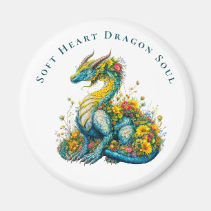 Aimant Âme de Dragon Cœur Doux Art de Dragon Floral Fanta