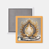 Aimant "Âme tranquille et pleine d'esprit" (Recto/Verso)