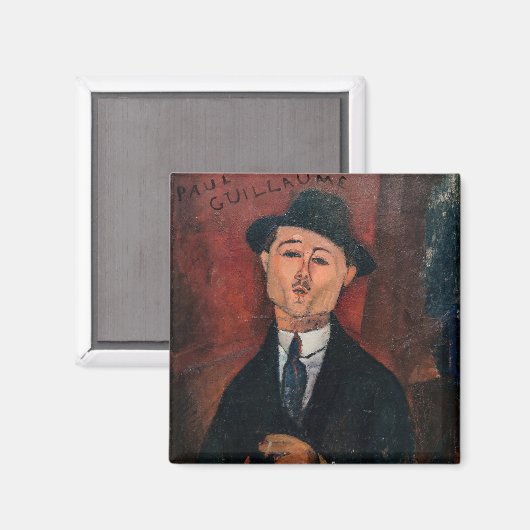 Aimant Amedeo Modigliani - Paul Guillaume, Novo Pilota (Recto/Verso)