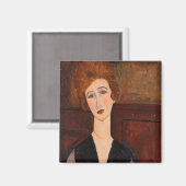 Aimant Amedeo Modigliani - Portrait d'une femme (Recto/Verso)