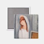 Aimant Amedeo Modigliani - Portrait Jeanne Hebuterne #1 (Recto/Verso)