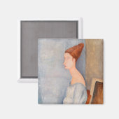 Aimant Amedeo Modigliani - Portrait Jeanne Hebuterne #3 (Recto/Verso)