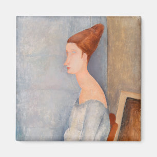 Aimant Amedeo Modigliani - Portrait Jeanne Hebuterne #3