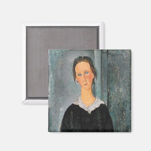 Aimant Amedeo Modigliani - Serveuse (Recto/Verso)