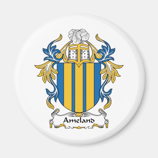 Aimant Ameland Family Crest (Devant)