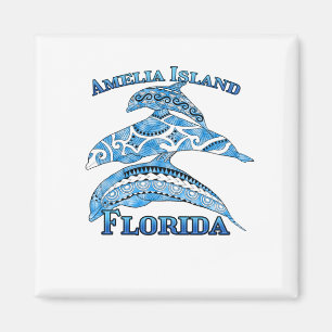 Aimant Amelia Island Florida Vacances Dauphins Tribaux