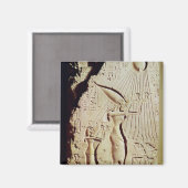 Aimant Amenophis IV, Nefertiti et fille (Recto/Verso)