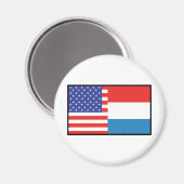 Aimant America Luxemborg (Recto/Verso)
