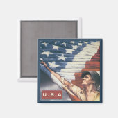 Aimant américain (Recto/Verso)