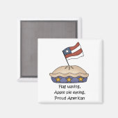 Aimant américain Apple Pie (Recto/Verso)