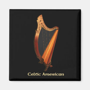 Aimant américain celtique d'harpe