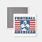 Aimant américain de football (Recto/Verso)