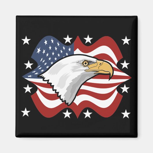 Aimant américain Eagle (Devant)