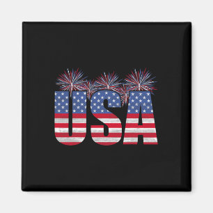 Aimant Américaine Patriotique Hommes Femmes Drapeau Liber