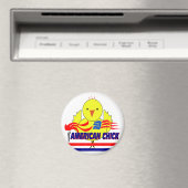 Aimant American Chick (In Situ (Lave-vaisselle))