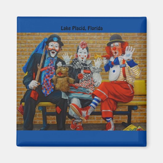 Aimant American Clown Museum & School Lake Placid Floride (Devant)