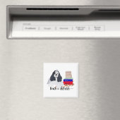 Aimant American Cocker Spaniel Retour à l'école (In Situ (Lave-vaisselle))
