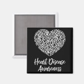 Aimant American Heart Month Suprt Tees Co Heart Disease A (Recto/Verso)