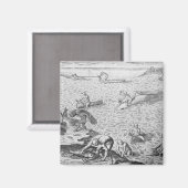 Aimant American Indian method of whaling, from an account (Recto/Verso)