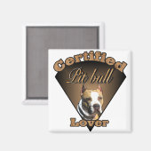Aimant American Pit Bull Terrier Cadeaux (Recto/Verso)