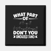 Aimant American Sing Language ASL Enseignant ASL Alphabet (Devant)