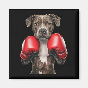 Aimant American Staffordshire Terrier Boxe