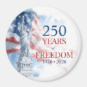 Aimant America's Semiquincentennial 250 Years Freedom (Devant)