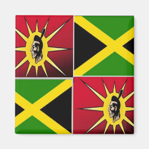 Aimant Amérindien et jamaïcain