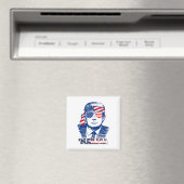 Aimant Amérique américaine heureuse 4 juillet Trump Améri (In Situ (Lave-vaisselle))