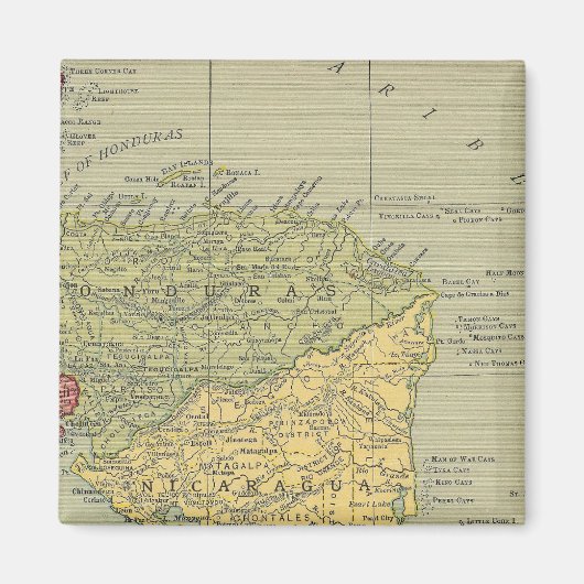 Aimant Amérique centrale 5 (Devant)