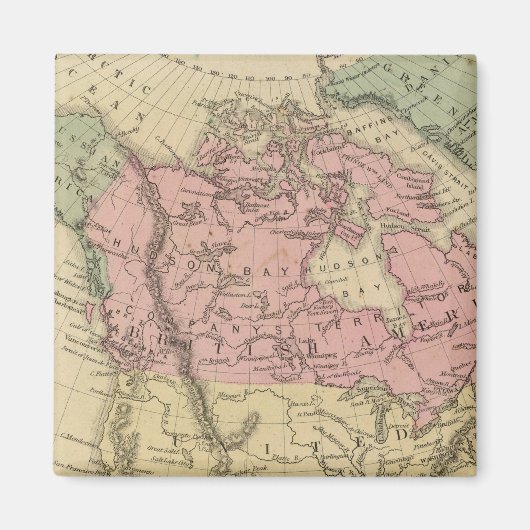 Aimant Amérique du Nord 6 (Devant)