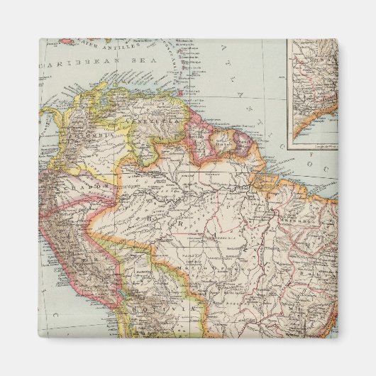 Aimant Amérique du Sud 2 (Devant)