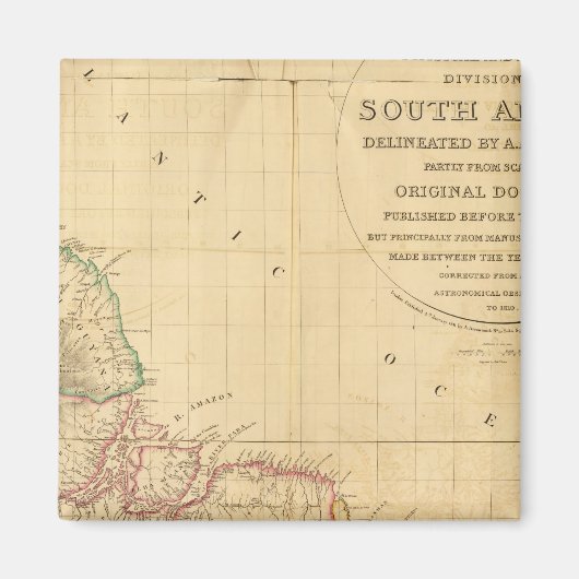 Aimant Amérique du Sud 5 (Devant)