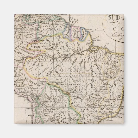 Aimant Amérique du Sud 9 (Devant)